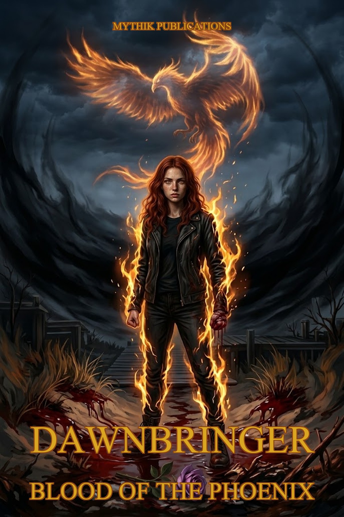 Cover of DawnBringer: Blood of the Phoenix by Dan E. Scott
